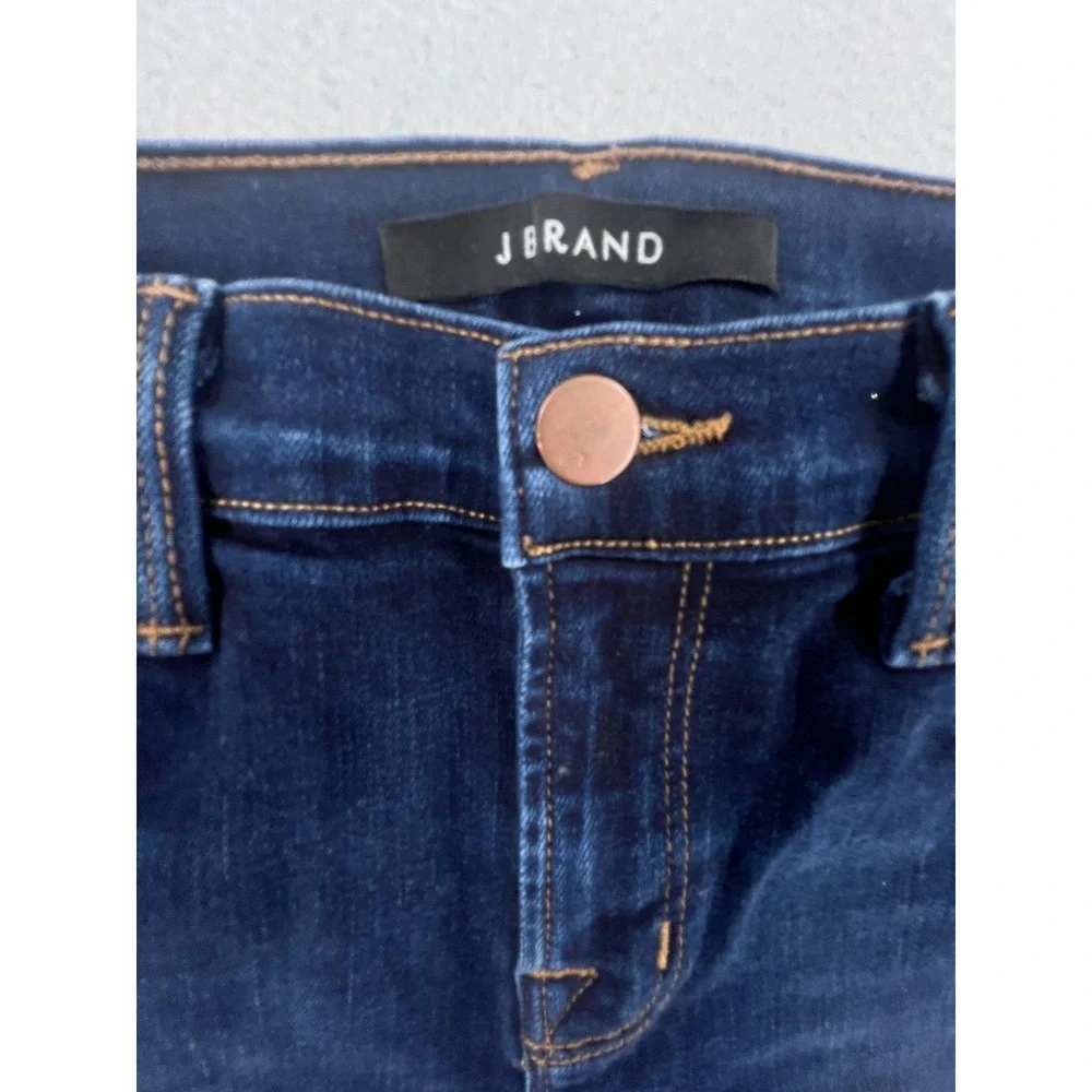 J Brand Maria Skinny Jeans Womens Size 26 Dark Wash Stretch‎ Mid Rise USA